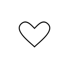 Love icon. Heart sign and symbol. Like icon vector.