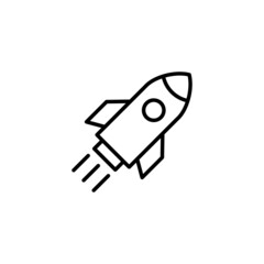Rocket icon. Startup sign and symbol. rocket launcher icon