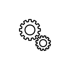 Setting Icon. Cog Settings sign and symbol. Gear Sign