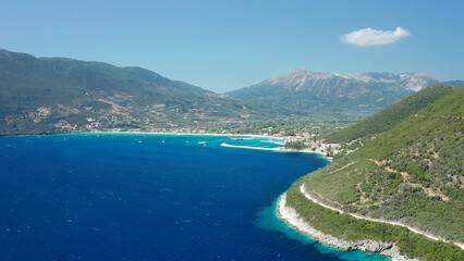 Lefkada - The beaches are notable for sheer cliffs and turquoise water Greece