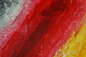 red and yellow paint