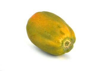 papaya isolated on white background