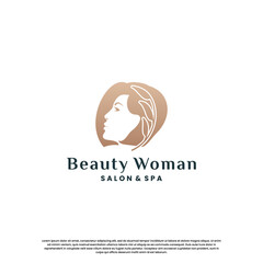 luxury beauty salon and spa logo design inspiration