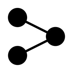 share icon - solid style