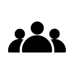 leadership icon - solid style