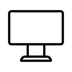 monitor icon - outline style