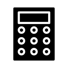 calculator icon - solid style