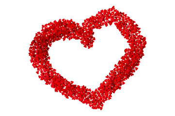 photo frame in the form of a heart