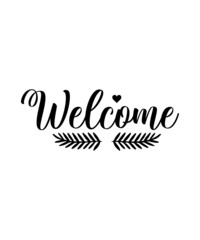 Welcome Svg Bundle, Farmhouse Svg Bundle, Welcome Svg For Sign, Hand Lettered Svg, Farmhouse Sign Svg, Wood Sign Svg Bundle Svg