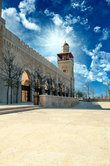 Fototapeta na wymiar Al-Husseini mosque in Amman
