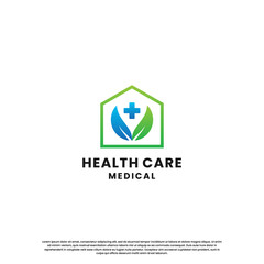 home care. health care logo design collection for medical and healthy