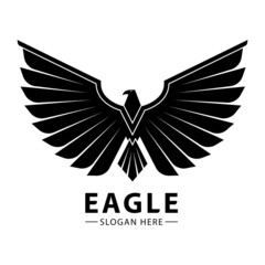 Eagle icon logo design vector template.