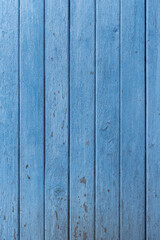 Fototapeta premium old wooden wall with faded blue paint