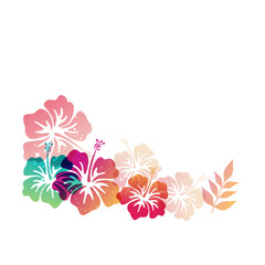 colorful vector  flower design 