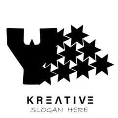 abstract star design