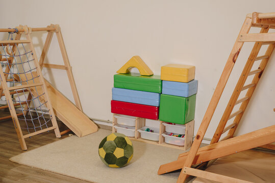 Interior Of The Children's Room For Montessori Classes