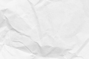 Grunge wrinkled white color paper textured background