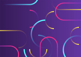 Modern gradient purple Abstract colorful geometric cover design background