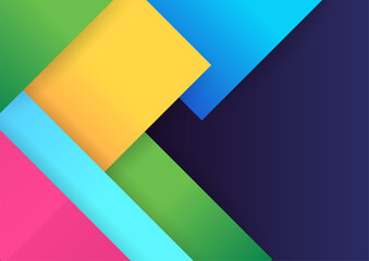 Modern shape Abstract colorful geometric cover design background