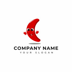 Obraz premium blood logo vector design template