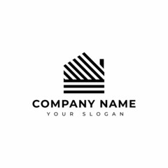 Real estate logo vector design template