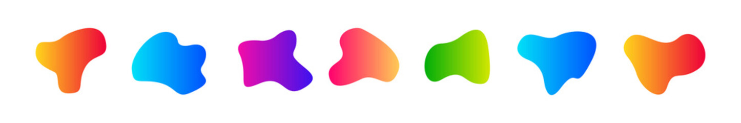 Abstract organic shapes