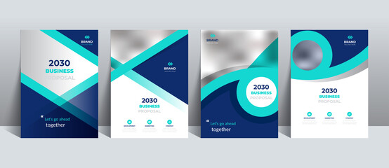 Business Proposal Cover Design Template is adept to the Multipurpose Project such as an annual report, brochure, flyer, poster, presentation, catalog, cover, booklet, website, magazine, portfolio, etc
