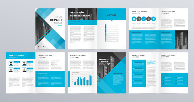 business brochures template layout design with cover page for company profile, annual report, flyers, presentations, leaflet, magazine, and book with a4 size scale for editable.