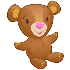 Baby boo and gold design stock for download 3d illustration 