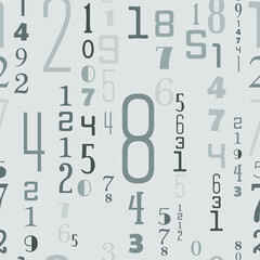 abstract background with numbers	