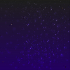 Small bright dot lights on dark background. Vector stock illustration.