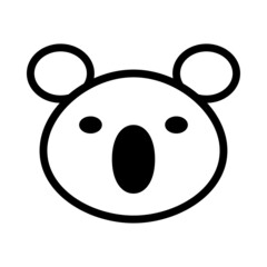 Obraz premium Very cute animal icons with a minimalist but extraordinary style, very suitable for application design and other graphic design. It is also suitable for children-themed designs.