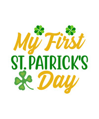 Happy Go Lucky SVG,Retro svg,St Patrick's Day SVG,Funny St Patricks Day svg,Irish svg,Shamrock svg,Lucky shirt svg cut file,St Patrick's Day SVG Bundle,