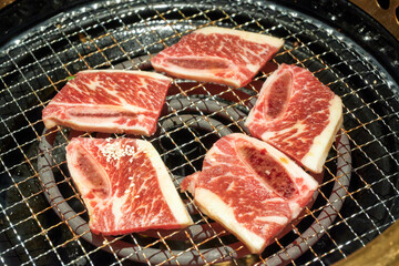 BBQ food in Korean style.