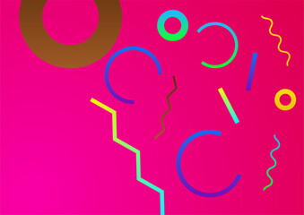 Abstract modern colorful background. Vector illustration