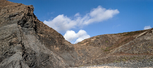 Aljezur. Portugal. Algarve. Coast. Beach. Rocks.