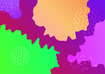 Abstract modern colorful background. Vector illustration