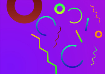 Abstract modern colorful background. Vector illustration