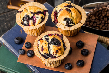 Dessert: Fresh Blueberry Muffin Cake