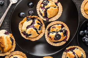 Dessert: Fresh Blueberry Muffin Cake