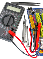Digital multimeter and motherboard