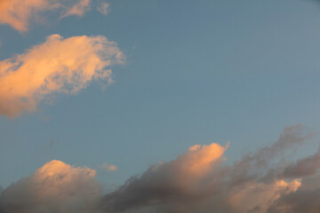 Blue sky and white clouds