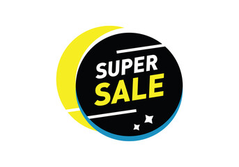 Super sale offer tag sticker and yellow black color tag  final sale special  sale