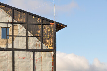 old abandoned building