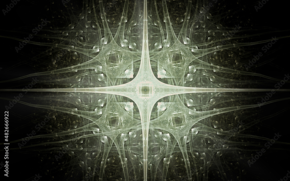 Aufkleber digital illustration abstract image generated fractal background image wallpaper pattern of various 