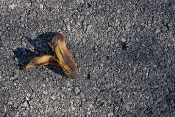 Piel de plátano carretera