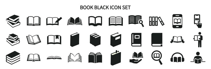 Books and publications, material icons - obrazy, fototapety, plakaty