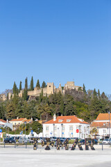 Tomar (Thomar) castle of the Templar knights and the convent of Christ in Portugal