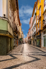 Street in the old town. Coimbra, Portugal