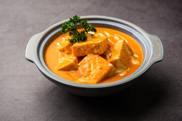 Paneer Butter Masala or Cheese Cottage Curry